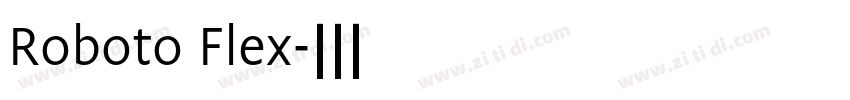 Roboto Flex字体转换